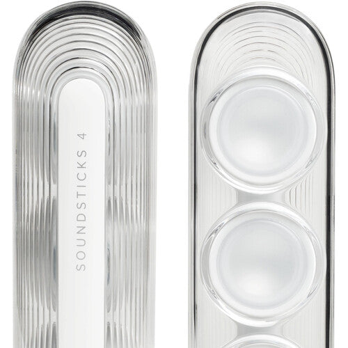 Harman Kardon HKSOUNDSTICK4WHTAM SoundSticks 4 Système de haut-parleurs Bluetooth sans fil 2.1 (Blanc)