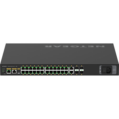 Netgear M4250-26G4XF-POE+ Switch réseau géré Gigabit PoE+ 24 ports avec SFP+ (480 W)