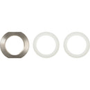 Audio-Technica ES945WO/XLR Microphone de surface à condensateur omnidirectionnel résistant à l'eau avec sortie XLR (Blanc)