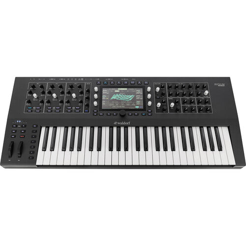 Waldorf IRIDIUMKEYBOARD Clavier Iridium Synthétiseur polyphonique numérique 16 voix 49 touches (Noir)