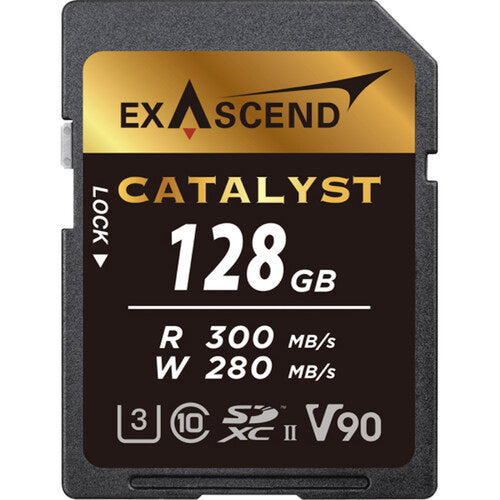 Exascend EX128GSDU2 Catalyst UHS-II SDXC Memory Card - 128GB