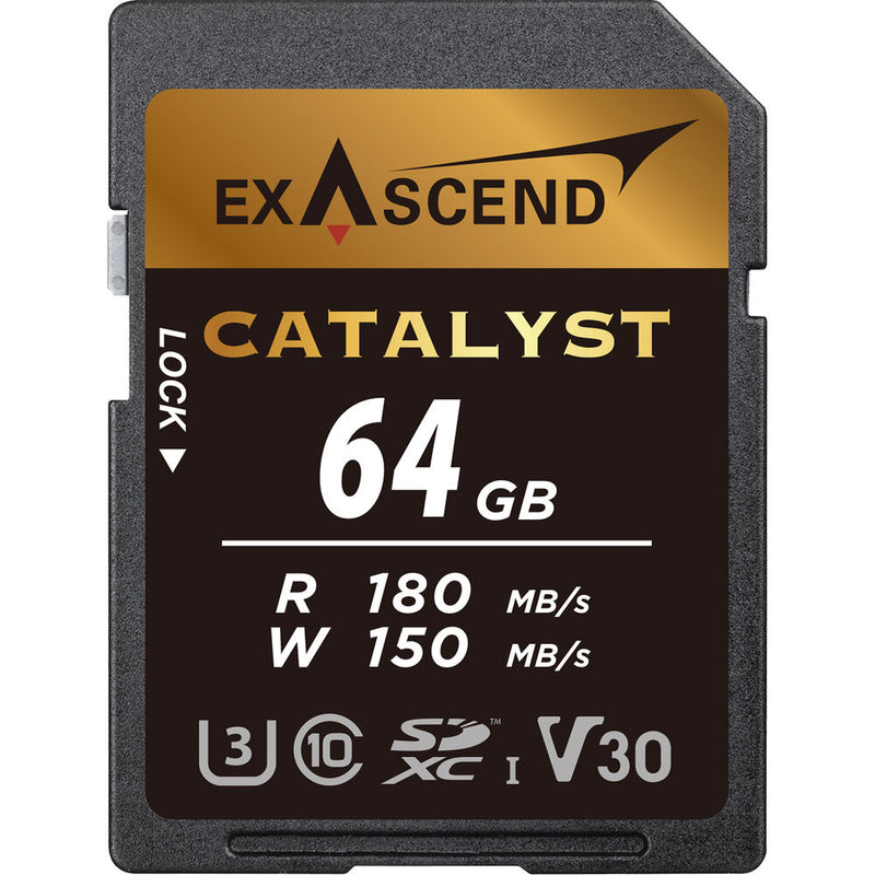 Exascend EX64GSDU1 Catalyst UHS-I SDXC Memory Card - 64GB