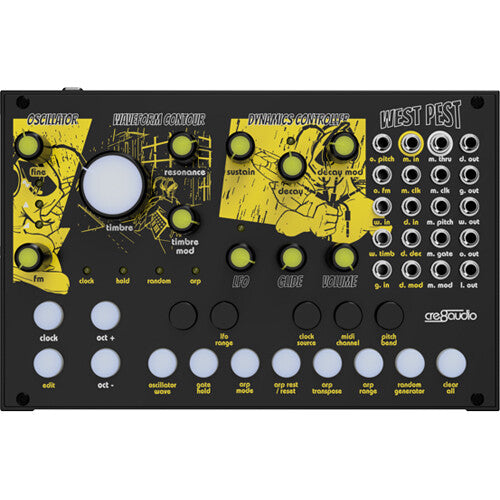 iConnectivity Cre8audio WEST PEST Analog West-Coast-Style Semimodular Synthesizer