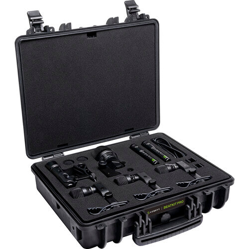 Lewitt BEATKITPRO Professional Drum Mic Package for Kick, Snare, Toms, and Matched Overheads