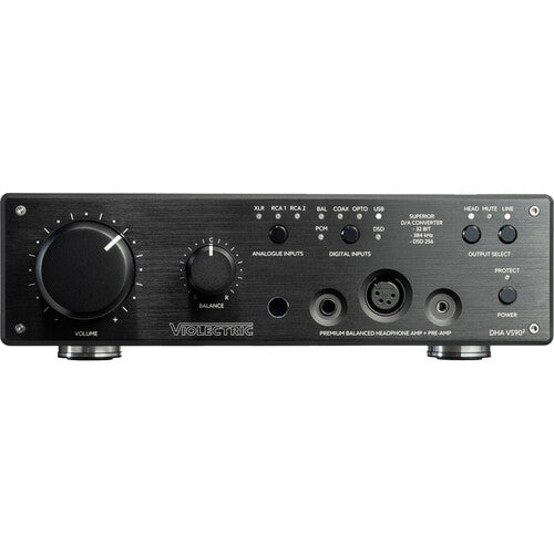 Amplificateur de casque, préampli et DAC Violectric DHA V590