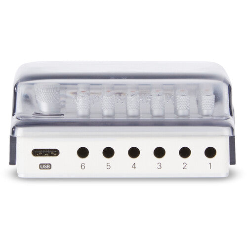Deck Saver DS-PC-TX6 Housse pour Teenage Engineering TX-6 (Fumé/Transparent)