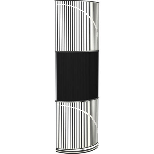 Vicoustic VICB04912 VicTotem Ultra VMT Acoustic Bass Traps (Black w/White Matte Wood Ends)