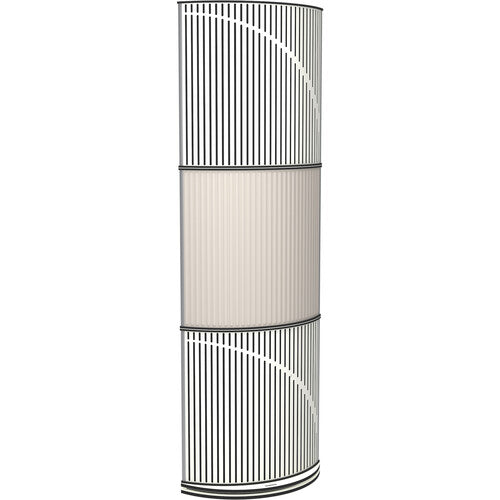 Vicoustic VICB04914 VicTotem Ultra VMT Acoustic Bass Traps (Light Gray w/White Matte Wood Ends)