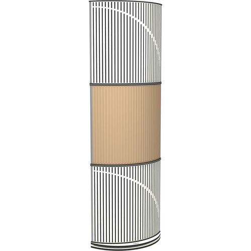 Vicoustic VICB04915 VicTotem Ultra VMT Acoustic Bass Traps (Beige w/White Matte Wood Ends)