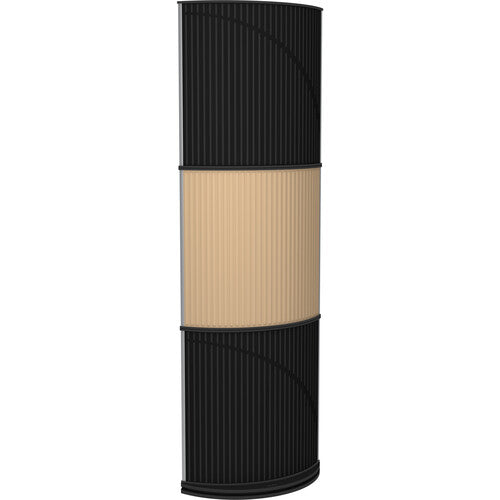 Vicoustic VICB04921 VicTotem Ultra VMT Acoustic Bass Traps (Beige w/Black Matte Wood Ends)