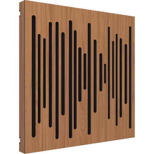 Vicoustic VICB04928 VicPattern Ultra Wavewood Absorption Panel - 3 Pack (Locarno Cherry)