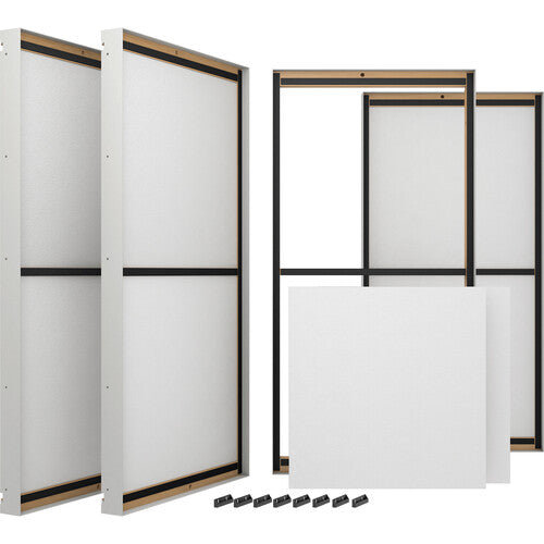 Vicoustic VICB06012 VicSpacer Plus avec panneaux 8-PET – Lot de 4 (blanc mat)