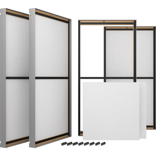 Vicoustic VICB06013 VicSpacer Plus w/8-PET Panels - 4 Pack (Matte Gray)