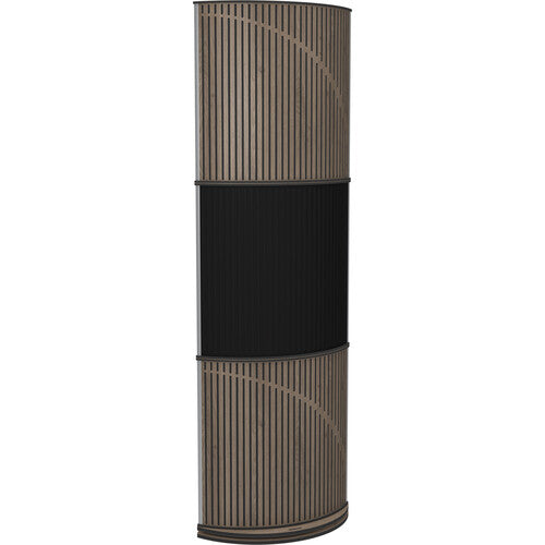 Vicoustic VICB05569 VicTotem Ultra VMT Acoustic Bass Traps (Black Wood w/Brown Oak Ends)