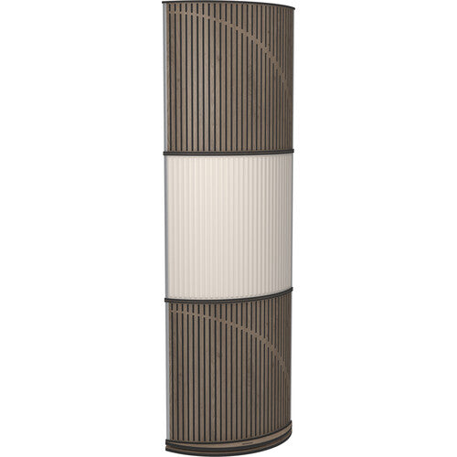Vicoustic VICB05571 VicTotem Ultra VMT Acoustic Bass Traps (Light Gray Wood w/Brown Oak Ends)