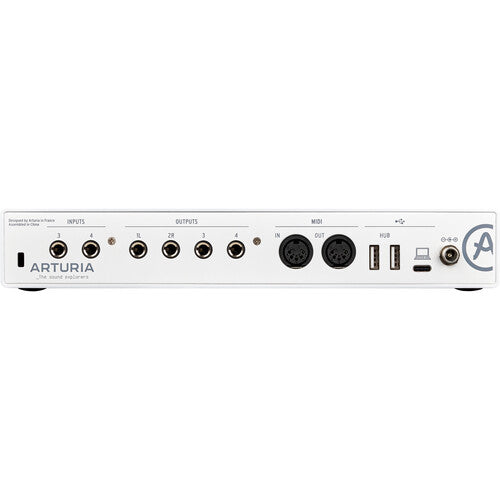 Arturia MINIFUSE4WH MiniFuse 4 Interface audio USB compacte (Blanc)