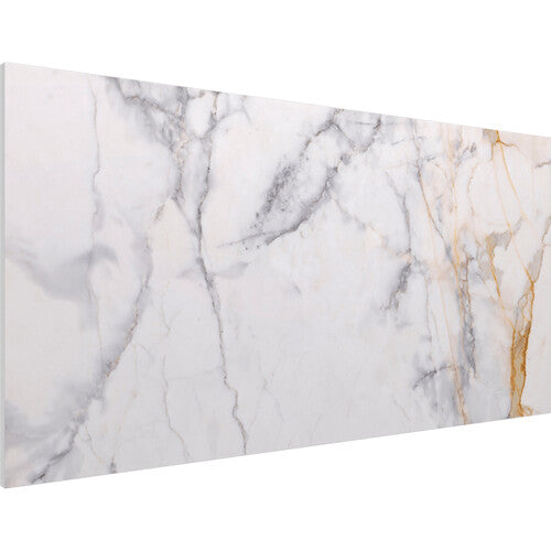 Vicoustic VICB06241 Carreaux acoustiques pour murs et plafonds à panneau plat VMT Pierres naturelles – Lot de 4 (Calacatta Carrara)