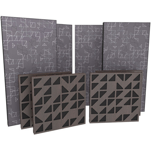 Vicoustic VICB06258 Kit Murs et Plafonds - Pack de 12 (Motif Gris)