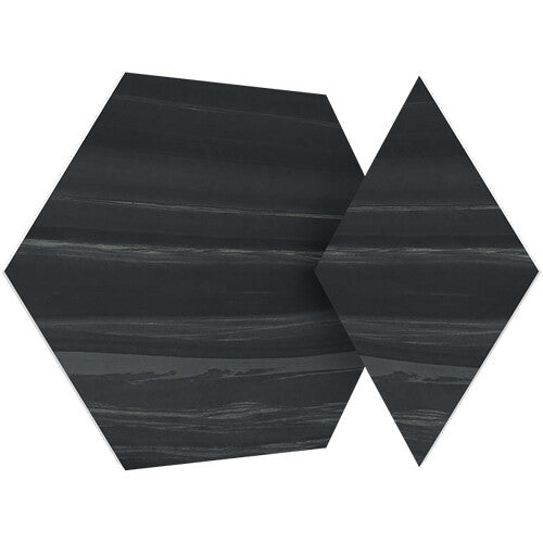 Vicoustic VICB05962 Vixagon Mini VMT Acoustic Panels - Pack of 36 (Hematite Black)