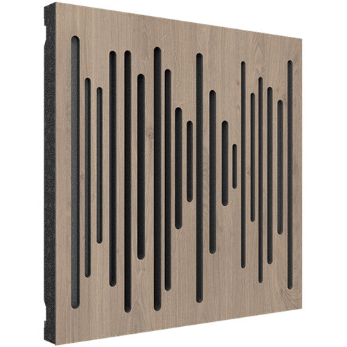 Vicoustic VICB06336 Wavewood Diffuseur Ultra MKII Panneau acoustique – Lot de 3 (Chêne marron)