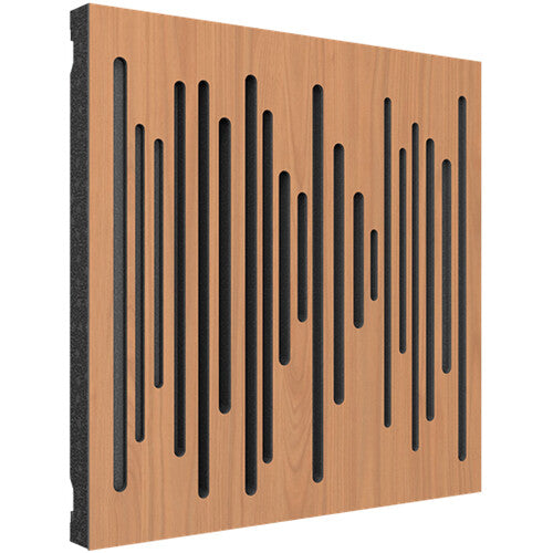 Vicoustic VICB06337 Wavewood Diffuseur Ultra MKII Panneau acoustique – Lot de 3 (Locarno Cherry)