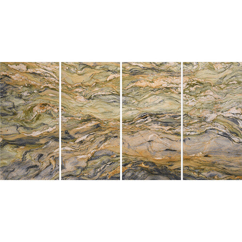 Vicoustic VICB06243 Dalle acoustique à panneau plat VMT pour murs et plafonds pierres naturelles - Paquet de 4 (Fusion Wow)