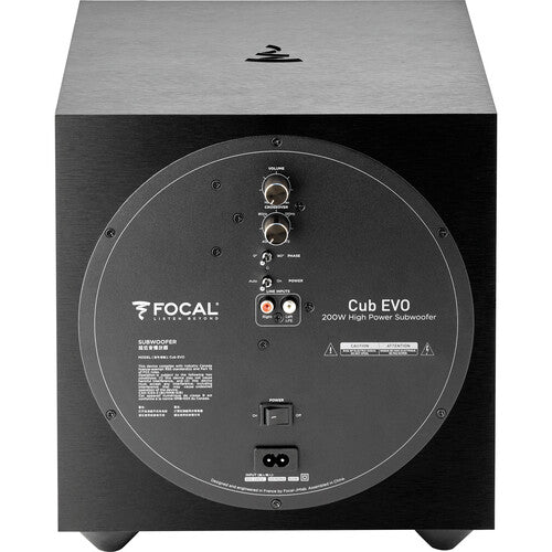Focal FOACPASIBA1B020 Evo 5.1.2 Dolby Atmos Surround Sound Speaker System