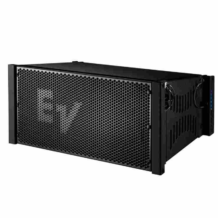 Electro-Voice XLE181 Compact 2 Way Bi Amp Full Range Line Array (Black) - 120° Horizontal Coverage