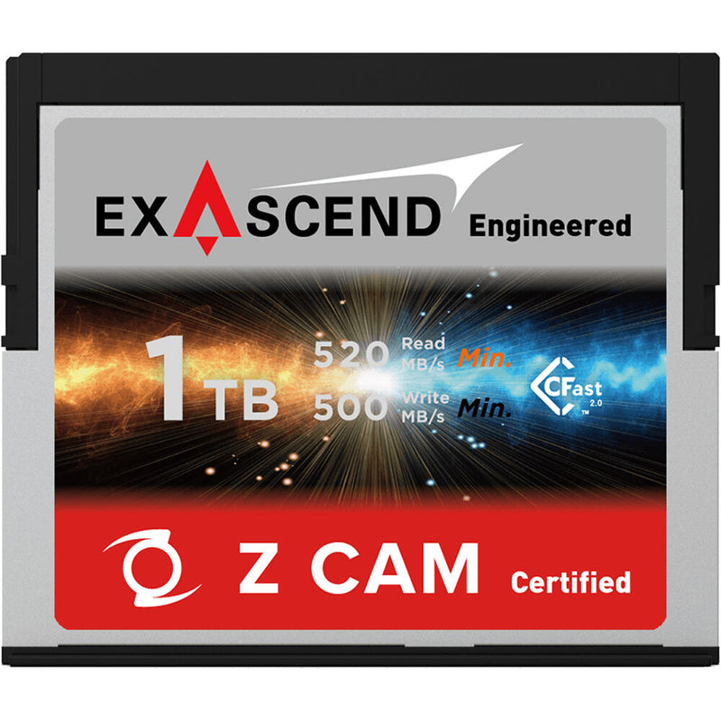 Exascend EXSZ3X001TB ZCAM CFast 2.0 Memory Card - 1TB