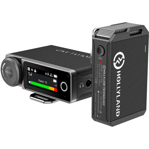 Hollyland LARKMAXSOLO-B Wireless Lavalier Microphone System (Black)