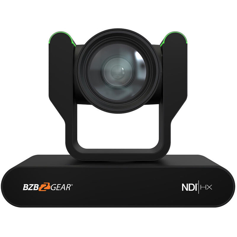 BZB Gear BG-ADAMO-JRND12X-B Live Streaming NDI|HX3 PTZ Camera With Auto-Tracking, Tally & 12x Zoom (Black)