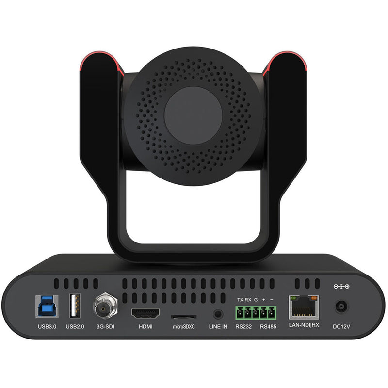BZB Gear BG-ADAMO-JRND20X-B Live Streaming NDI|HX3 PTZ Camera With Auto-Tracking, Tally & 20x Zoom (Black)