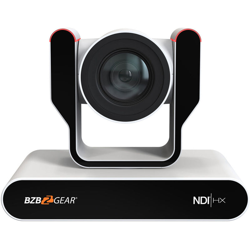 BZB Gear BG-ADAMO-JRND20X-W Live Streaming NDI|HX3 PTZ Camera With Auto-Tracking, Tally & 20x Zoom (White)