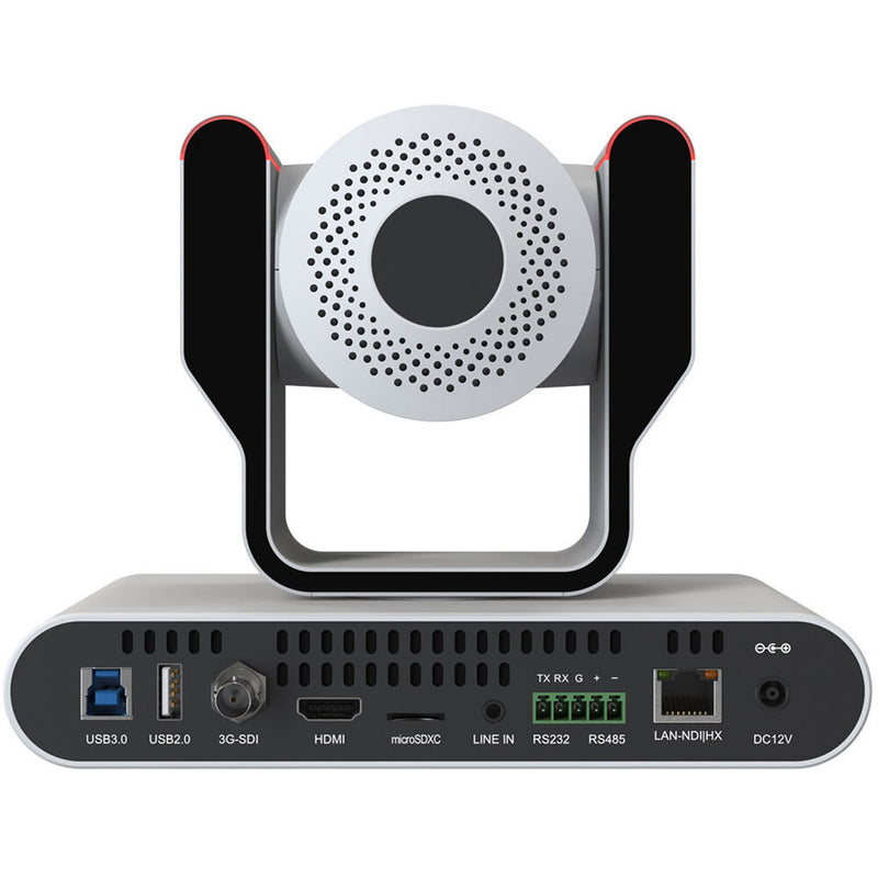 BZB Gear BG-ADAMO-JRND30X-W Live Streaming NDI|HX3 PTZ Camera With Auto-Tracking, Tally & 30x Zoom (White)