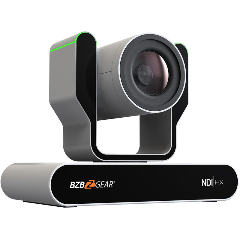 BZB Gear BG-ADAMO-JRND30X-W Live Streaming NDI|HX3 PTZ Camera With Auto-Tracking, Tally & 30x Zoom (White)