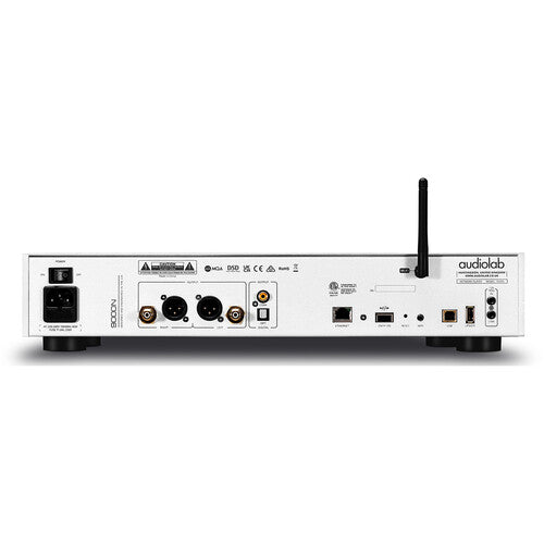Audiolab 9000N Wireless Streaming Audio Player and USB DAC (Silver)