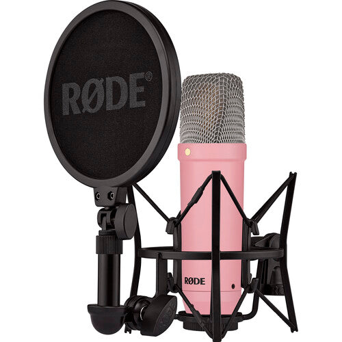 Rode NT1 SIGNATURE Microphone à condensateur à large membrane (rose)