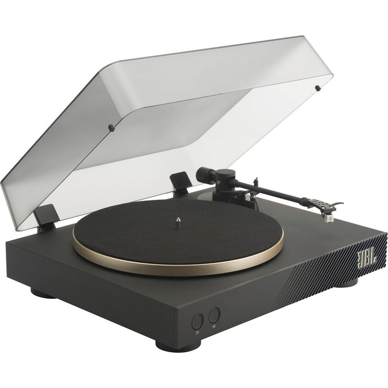 JBL SPINNER BT Manual Two-Speed Turntable with Bluetooth (Black and Gold)