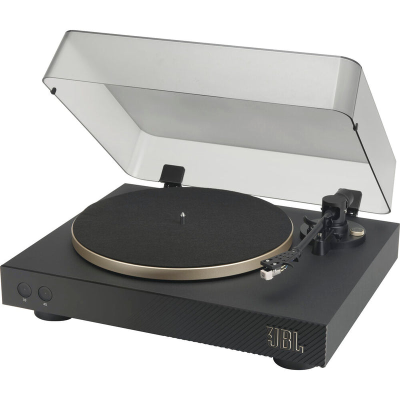 JBL SPINNER BT Manual Two-Speed Turntable with Bluetooth (Black and Gold)
