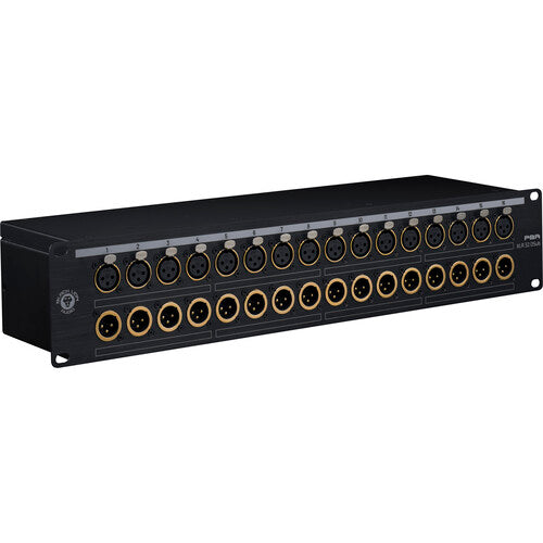 Black Lion Audio PBR-XLR-32-DSUB 16-In / 16-Out Patchbay