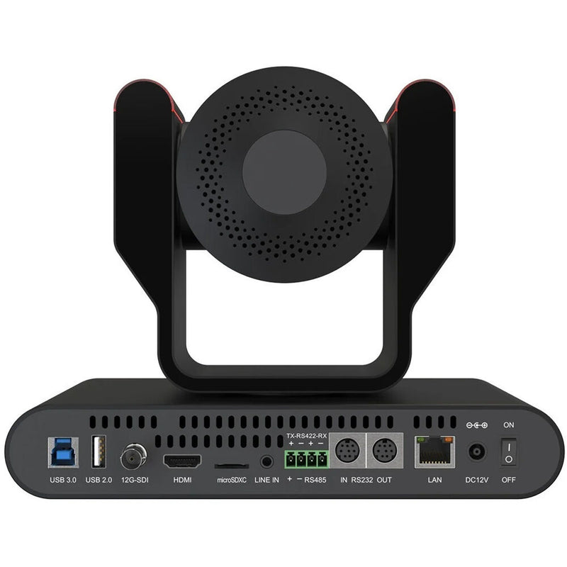 BZB Gear BG-ADAMO-4K12X-B Live Streaming 4K PTZ Camera With Tally Lights & 12x Optical Zoom (Black)