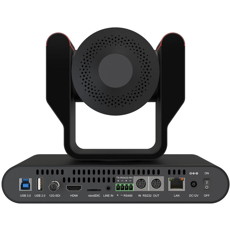 BZB Gear BG-ADAMO-4K25X-B Live Streaming 4K PTZ Camera With Tally Lights & 25x Optical Zoom (Black)