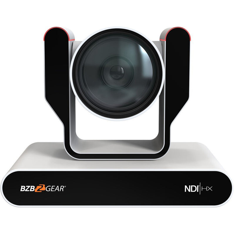 BZB Gear BG-ADAMO-4KND12X-W Live Streaming 4K NDI PTZ Camera With Tally Lights & 12x Optical Zoom (White)