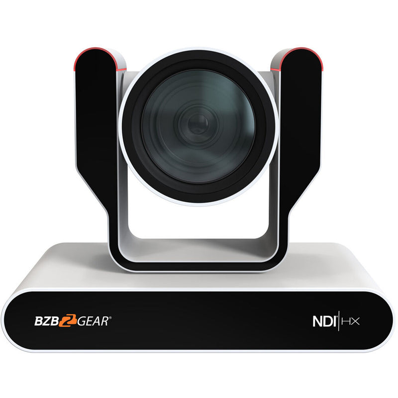 BZB Gear BG-ADAMO-4KND25X-W Live Streaming 4K NDI PTZ Camera with Tally Lights & 25x Optical Zoom (White)