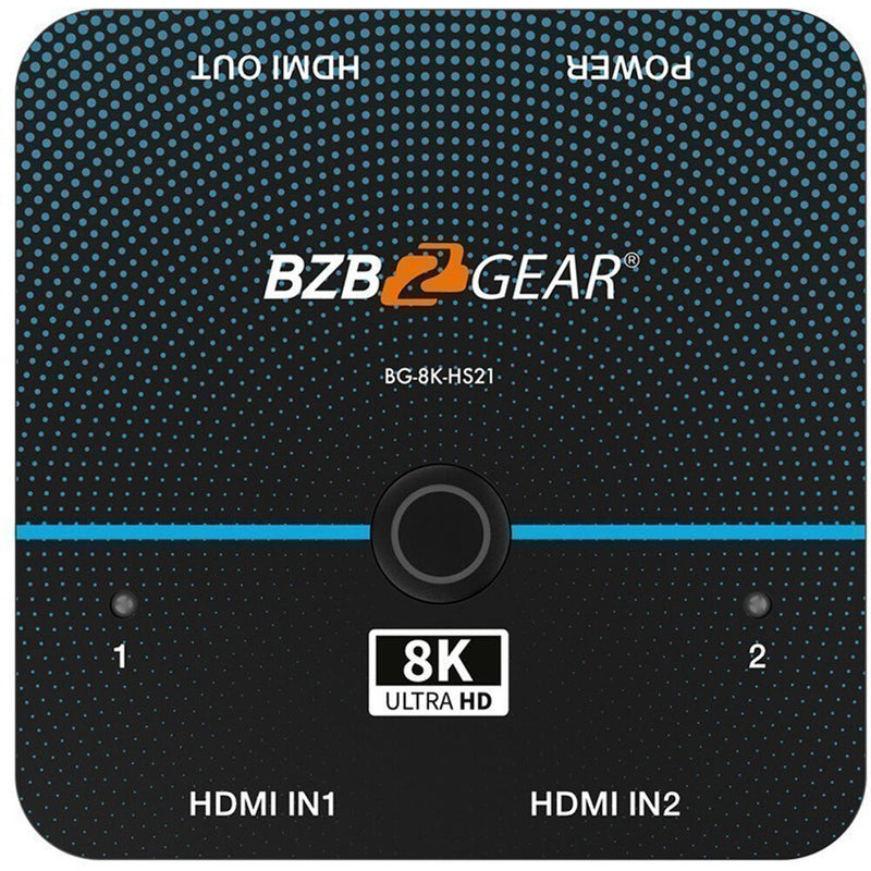 BZB Gear BG-8K-HS21 2x1 8K60 HDMI 2.1 Switcher