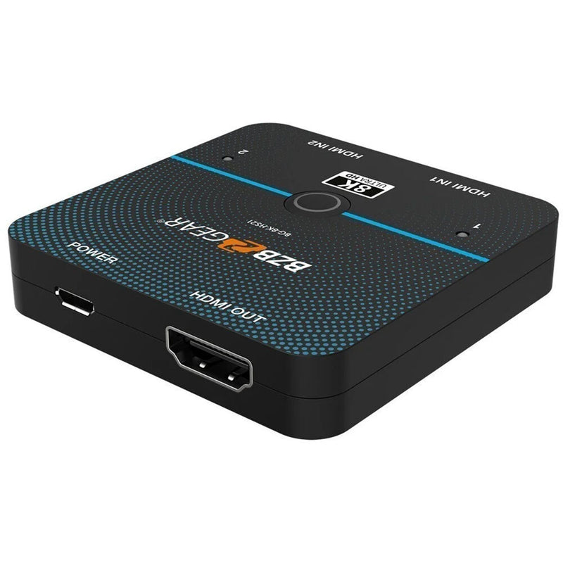 BZB Gear BG-8K-HS21 2x1 8K60 HDMI 2.1 Switcher
