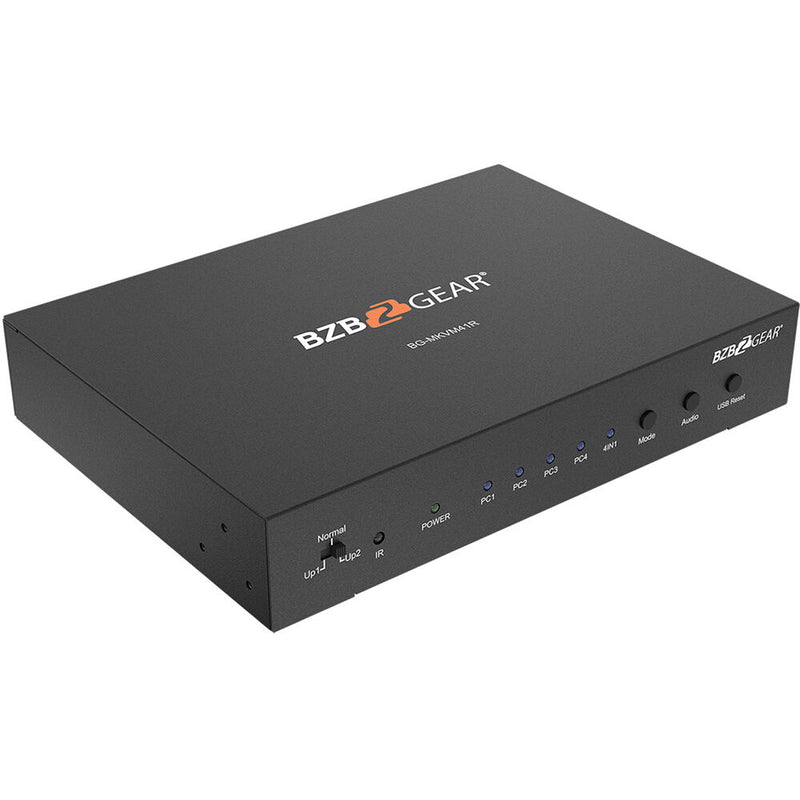 BZB Gear BG-MKVM41R 4x1 Multi-Viewer KVM Switch
