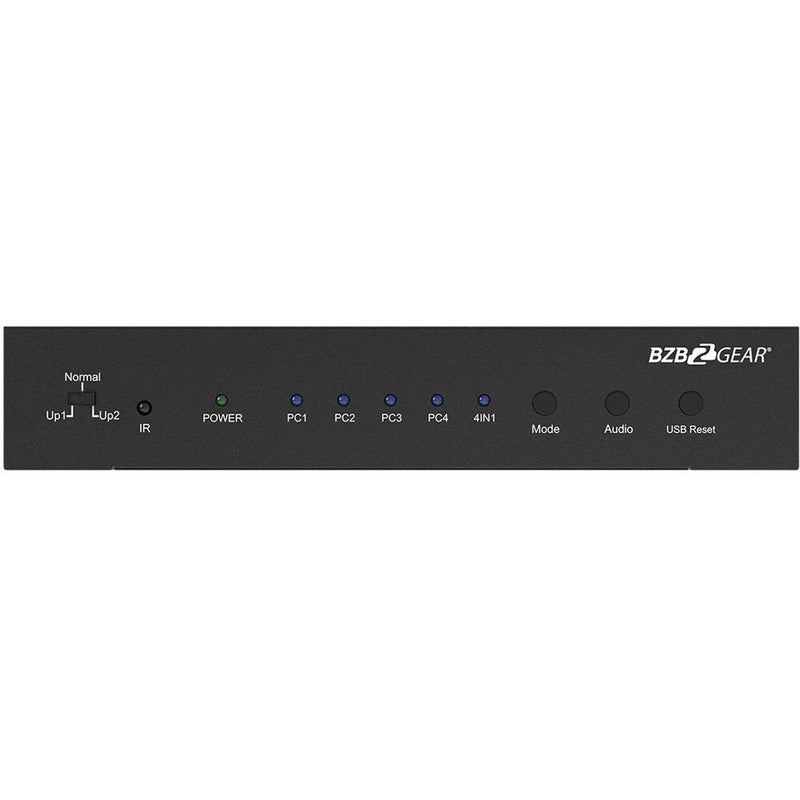 BZB Gear BG-MKVM41R 4x1 Multi-Viewer KVM Switch