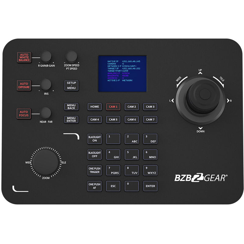 BZB Gear BG-COMMANDER Gen 3 Universal Advanced PTZ IP/RS-232/422 Controller