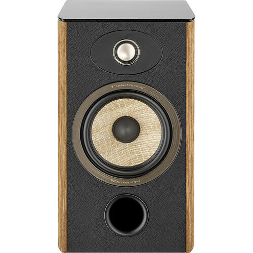 Focal FOAEFTAEN10N700 Two-Way Bookshelf Speaker (Prime Walnut)